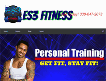 Tablet Screenshot of es3-fitness.com